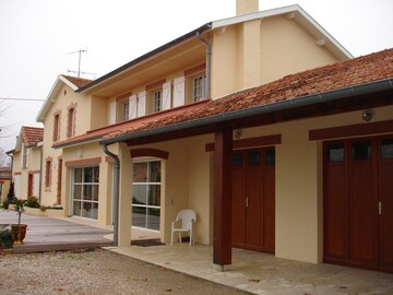 Réalisation de peinture de façade maison individuelle